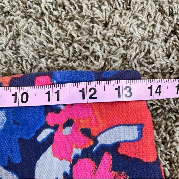 Ann Taylor LOFT Floral Multicolor Tweed Pencil Skirt Size 0 Beautiful Multicolor - Picture 9 of 10